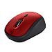 Yvi+ Mouse Wireless Compatto Silenzioso 800-1600 Dpi Mano Sinistra E Destra Microricevitore Usb Black /red - Foto miniatura 1