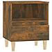 Comodini 2pz Rovere Fumo 40x35x50 Cm - Foto miniatura 5