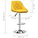 Sgabelli Da Bar 2 Pz Giallo Senape In Velluto - Foto miniatura 13
