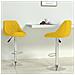 Sgabelli Da Bar 2 Pz Giallo Senape In Velluto - Foto miniatura 1