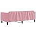 Letto Da Giorno Rosa 100x200 Cm In Velluto - Foto miniatura 4