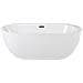 Vasca Idromassaggio Freestanding Con Led Nevis 170 X 80 Cm Bianco - Foto miniatura 12