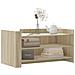 Tavolino Salotto Rovere Sonoma 100x50x50cm In Legno Multistrato - Foto miniatura 3