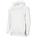 Felpa Con Cappuccio Fleece Cw6957-101 Donna Taglia L Colore Bianco - Foto miniatura 1