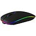Mouse Wireless - Doppia Modalità 2.4g + Bluetooth, Nero Illuminato - Foto miniatura 2