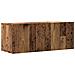 Mobile Tv A Parete Legno Antico 80x30x30 Cm In Truciolato - Foto miniatura 2
