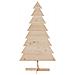 Albero Di Natale Decorativo In Legno 150 Cm Legno Massello Pino - Foto miniatura 3
