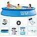 Piscina Fuori Terra - In Giro - 305x61 Cm - Blu - Include Accessori Coordinati A469 - Foto miniatura 1