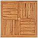 Lusso Casadino -  Tavolo Pranzo Da Giardino Ø110x110x75 Cm Legno Massello Di Teak - Foto miniatura 4