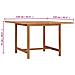 Lusso Casadino -  Tavolo Pranzo Da Giardino Ø110x110x75 Cm Legno Massello Di Teak - Foto miniatura 7