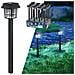 Lampioncino Led Solare Segnapassi | 6500k Luce Fredda | Ip44 | H32cm | 12 Pezzi - Foto miniatura 1
