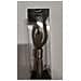 Bastone Per Tende Estensibile Con Pomolo Ovale Effetto Argento 120-210cm - Foto miniatura 1