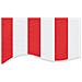 Tessuto di Ricambio per Tenda Strisce Rosse e Bianche 6x3 m - Foto miniatura 5