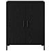Mobile con Armadietto Nero Rovere Legno Ingegnerizzato - Foto miniatura 8