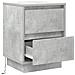 Comodini con luci LED 2 pz Grigio cemento 39x34.5x50 cm - Foto miniatura 7