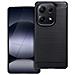 Custodia B-case Tpu Silicone Cover Case Per Xiaomi Redmi Note 14s Carbon Metal Black - Foto miniatura 1
