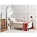 Chaise Longue Versione Sinistra Luiro Velluto Beige Con Contenitore - Foto miniatura 1