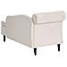 Chaise Longue Versione Sinistra Luiro Velluto Beige Con Contenitore - Foto miniatura 4