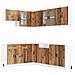 Set Mobili da Cucina 11 pz Porto Legno Antico in Truciolato - Foto miniatura 1