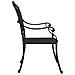 Sedia da Giardino 2 pcs Nero 55 x 56.5 x 91cm Alluminio - Foto miniatura 5