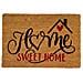 Zerbino Rettangolare In Fibra Di Cocco Scritta Sweet Home 45x75 Cm Per Ingresso - Foto miniatura 3