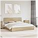 Letto con Contenitore con testiera Rovere Sonoma 180 x 200 cm - Foto miniatura 2