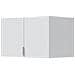 Carre - Armadio Multiuso 2 Ante Un Ripiano, 80x49h Cm Bianco - Foto miniatura 1