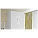 Carre - Armadio Multiuso 2 Ante Un Ripiano, 80x49h Cm Bianco - Foto miniatura 5