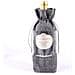 Confezione Da 12 Sacchetti Di Iuta Con Coulisse Per Bottiglie Da 750 Ml, Sacchetti Regalo Riutilizzabili In Lino Per Vino Grey - Foto miniatura 2