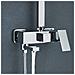 Colonna doccia, Blackswan, Tipo M122, modello cromato lucido regolabile, con bocca girevole e mensola, misura 20 cm - Foto miniatura 3
