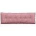 Cuscino per Schiena Rosa 160 x 50 cm Tessuto in Cords - Foto miniatura 6