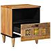 Armadio da Notte con cassetto 2 pcs Naturale 40 x 33 x 46 cm - Foto miniatura 2