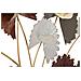 Pannello Decorativo Da Parete Reddy A Bouquet Di Fiori In Ferro Rosso, Grigio, Bianco E Oro 78x80 Cm - Foto miniatura 3
