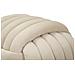Pouf Softy In Velluto Crema — 45×45×45 Cm - Foto miniatura 4
