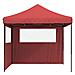 Tenda Party Borgogna 292 x 292 x 315 cm Tessuto Oxford - Foto miniatura 5
