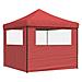 Tenda Party Borgogna 292 x 292 x 315 cm Tessuto Oxford - Foto miniatura 6
