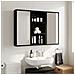 Armadio da bagno a muro Rovere Nero 30 x 16 x 62,5 cm - Foto miniatura 2