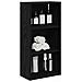 Armadio da bagno a muro Rovere Nero 30 x 16 x 62,5 cm - Foto miniatura 3
