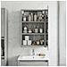 Mobiletto per specchio da bagno Grigio Sonoma 30 x 10,5 x 50 cm - Foto miniatura 2