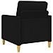 Set di Divani con Storage 2 pcs Nero Poliestere - Foto miniatura 4