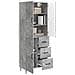 Set di armadi 2 pcs Grigio Cemento 66 x 34,5 x 89,5 cm - Foto miniatura 2
