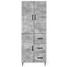 Set di armadi 2 pcs Grigio Cemento 66 x 34,5 x 89,5 cm - Foto miniatura 4