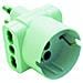 IPW-TRP10 - Adattatore triplo - Spina 2P+T-Presa 2P+T 10A - Foto miniatura 4