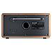 DR-450 (BR) - Radio digitale portatile con DAB / DAB+ / FM, Bluetooth 4.2, funzione sveglia / sonno e snooze, effetto legno, colore: Marrone - Foto miniatura 4