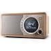 DR-450 (BR) - Radio digitale portatile con DAB / DAB+ / FM, Bluetooth 4.2, funzione sveglia / sonno e snooze, effetto legno, colore: Marrone - Foto miniatura 1