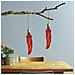 Lampadina Maxi Peperone Green, Decorativa, Da Cucina, Verde In Vetro, 4 X 4 X 27,5 Cm, 1 X E14, 3w, 250lm, 2000k, 240v - Foto miniatura 3