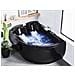 Vasca Idromassaggio Nera Angolare Destra Paradiso - Foto miniatura 1