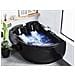 Vasca Idromassaggio Nera Angolare Destra Paradiso - Foto miniatura 13