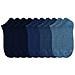 , Calzini Da Sneaker Unisex Venezia Essential In Confezione Da 10 Navy (0004). 43-46 - Foto miniatura 1