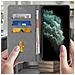 Custodia Apple Iphone 11 Pro Portadocumenti Funzione Supporto Grigio - Foto miniatura 2